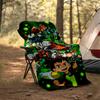 1pc Ben10 Theme Blanket - Digital Print, Polyester, Cozy for All Seasons, Perfect for Outdoor, Camping, and Travel
