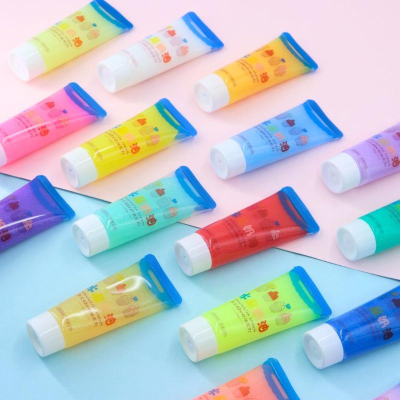 50g Crystal Cloud Gel for Kids DIY Crafts Jewelry & Phone Case Decor - Eco-Friendly Glitter Translucent Anti-Freeze Art Supplies