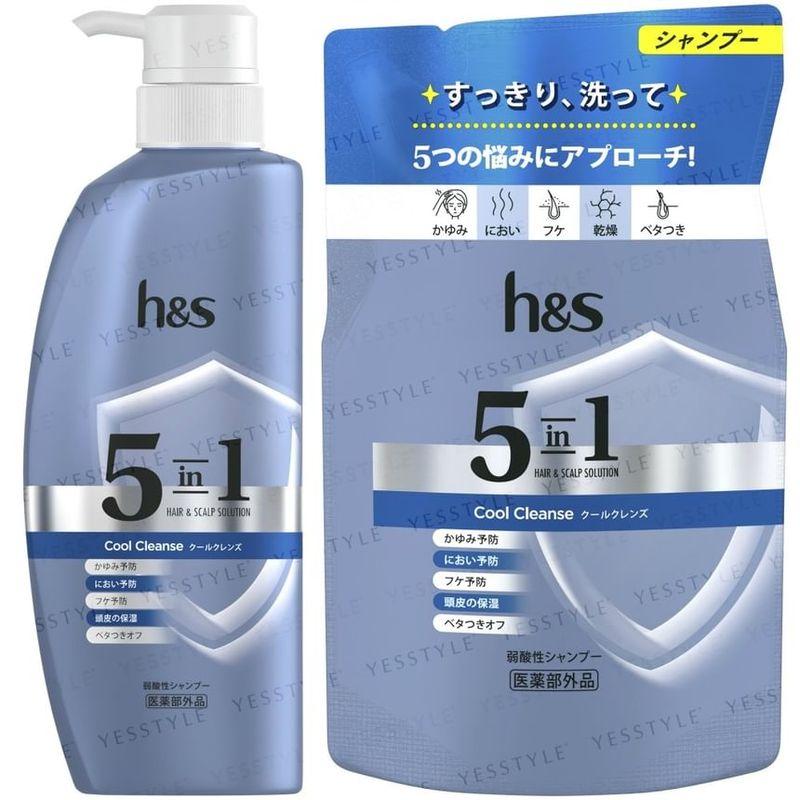 h&s - 5 In1 Hair & Scalp Solution Cool Cleanse Shampoo