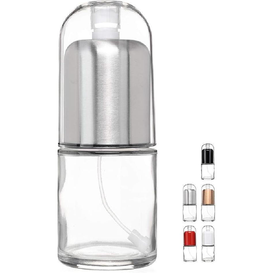 

Премиальный мистер для оливкового масла и кулинарный распылитель с фильтром, не забивающимся, и стеклянной бутылкой от CHEFVANTAGE - Нержавеющая сталь Stainless Steel