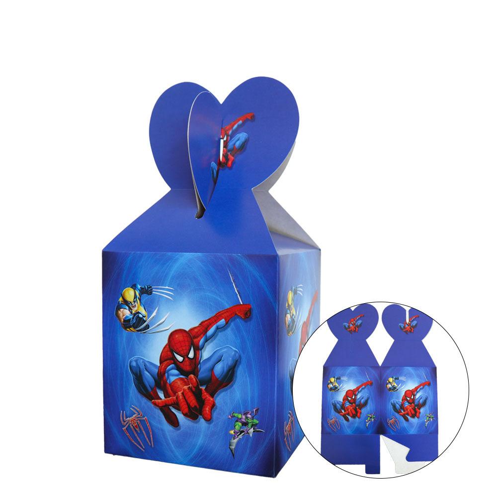 Spider-Man Birthday Party Supplies Disposable Tableware Paper Plate Paper Cup Paper Tissue Boy Decoration Cartoon Eco-Friendly Material