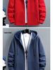 2024 Men's American Trend Hooded Cardigan Sweatshirt: Spring/Autumn Zip-Up Jacket for Couples
