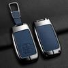 Zinklegering Läder Bilnyckelfodral För Toyota Camry Prius Land Cruiser Prado 150 Crown För Lexus Lc 200 Nyckelring Biltillbehör