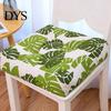 Comfortable Floor Pillow for Tatami Modern Stylish Chair Cushion, Ultra Soft Square Geometric or Cushion Kitchen Chairs Plant Prints, 15.75"x15.75"