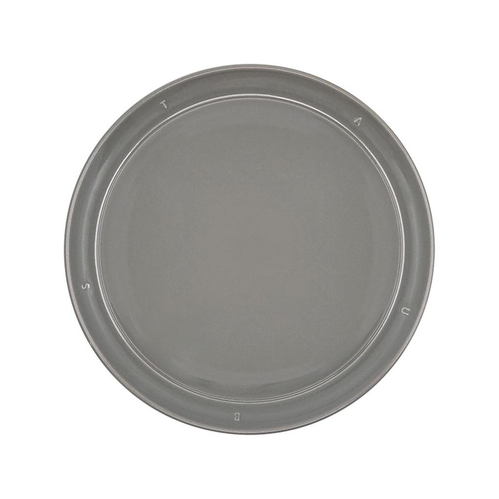 [HOT DEAL] [STAUB] Staub Bussole Stoneware Dinner Plate 28cm Gray