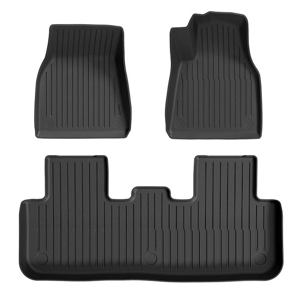 For Tesla Model YL NEW Model Y Juniper ,For Model 3 Highland 2025- 2026 TPE Car Floor Mats Waterproof Internal Accessories Mat