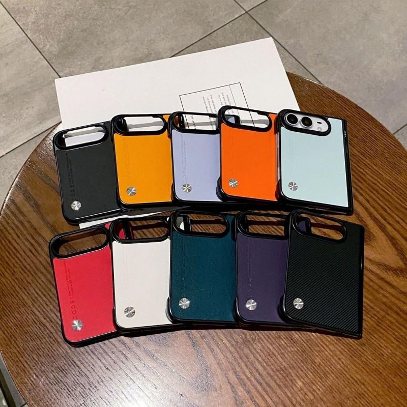 IPhone Duo Flip Case With Full Coverage Protection Vegan Leather Cover Hinge Reinforced Drop Proof Design