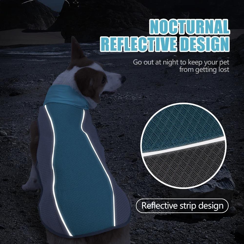 Cooling Vest, Cooling Jacket for Dogs, Evaporation Cooler Coat for Pets, Reflective Material for Large Medium Small Dogs