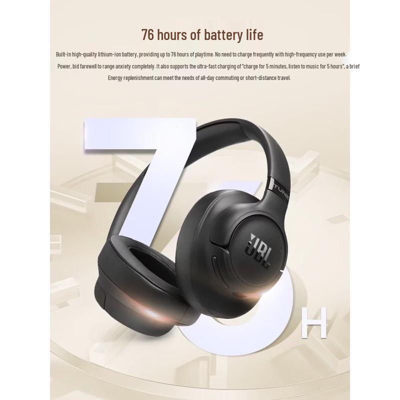 JBL TUNE 780NC Wireless Over-Ear Noise-Cancelling Headphones