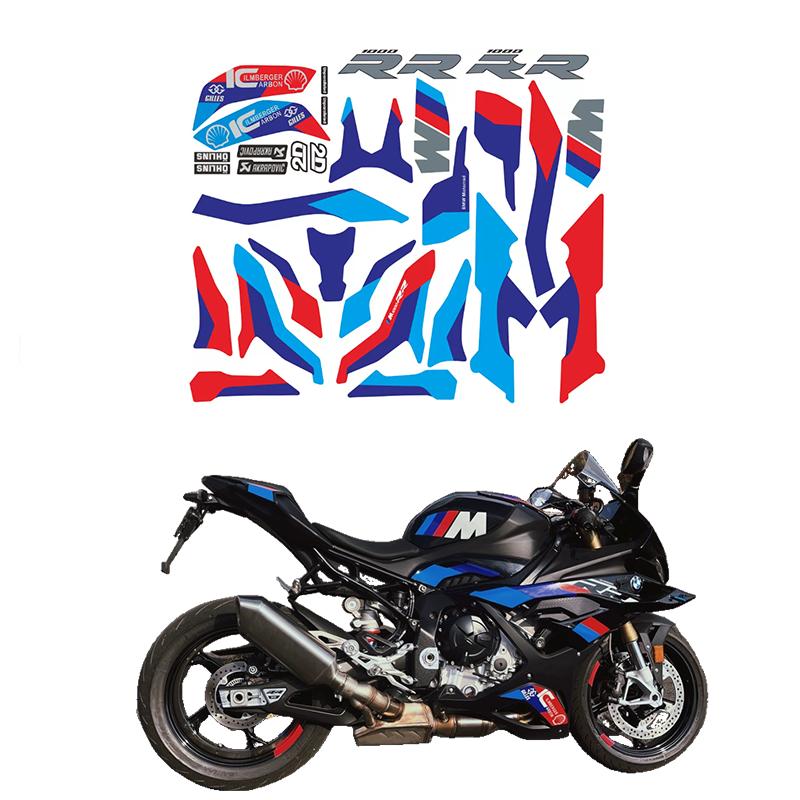 Motorcycle Accessories Decorative Decals M Complete Stickers for BMW S1000RR 2019-2023 2020 2021 2022 Complete Stickers Kit