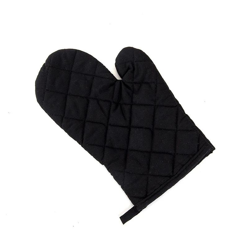 1pc Heat-insulating Gloves Anti-scald Microwave Gloves Solid Color High Temperature Resistant Kitchen Baking Oven Gloves