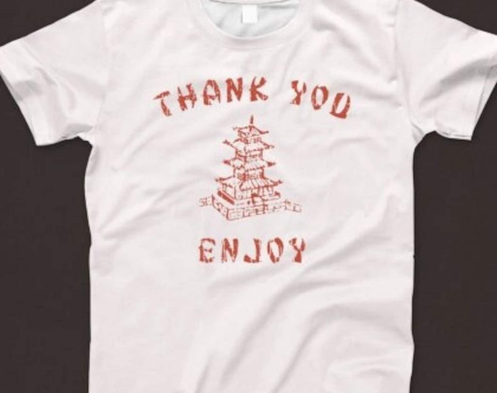 Thank You Enjoy T Shirt 1054 Retro White Unisex Graphic Tee