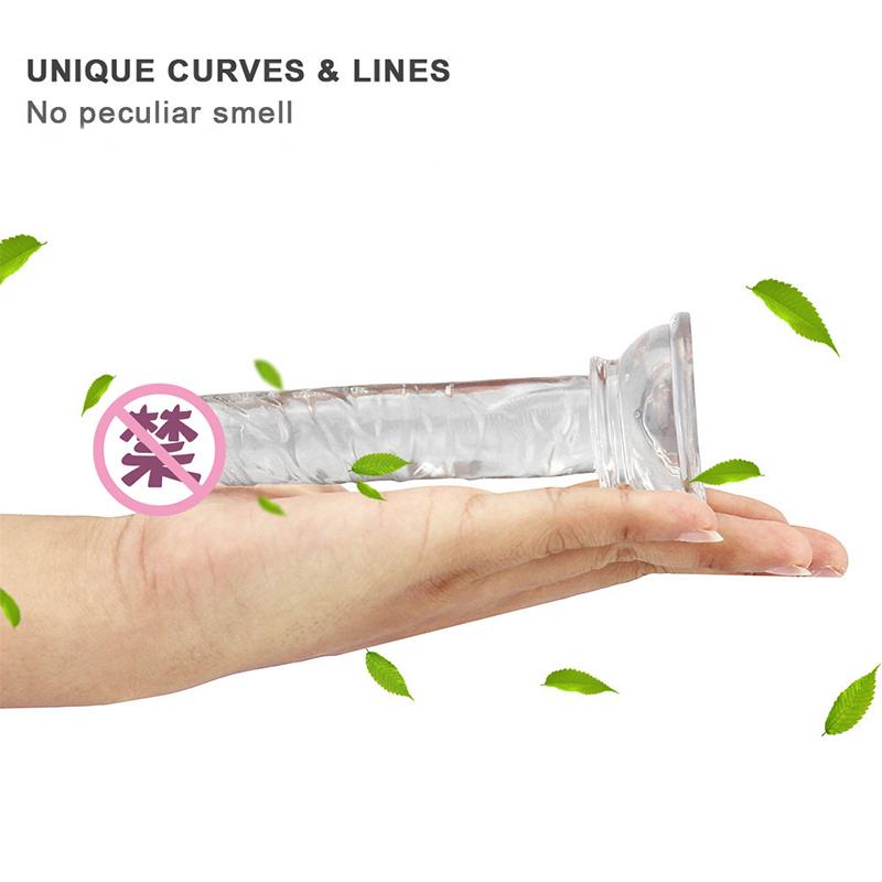 Translucent Soft Dildos Realistic Jelly Dildos 5 Color Option Small Dildo Simulation Penis Mini Dildo Toy Sex Toys for