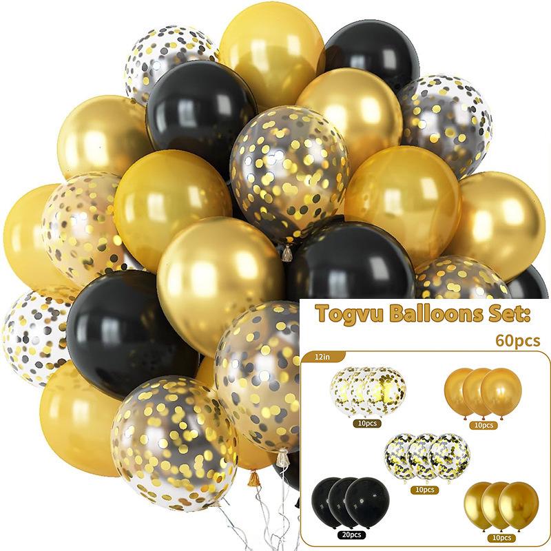

Набор из 60 блестящих воздушных шаров 12 дюймов, утолщенных, для украшения дня рождения и вечеринки