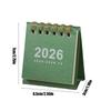 2026 Small Desk Calendar Creative Mini Simple 12 Months Calendar Coil Calendar Planner Desktop Decoration Office Stationery