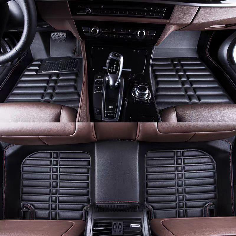 All-Inclusive Wasserdichte Leder Auto-Fußmatten - Leicht zu reinigen und Klassisches Design