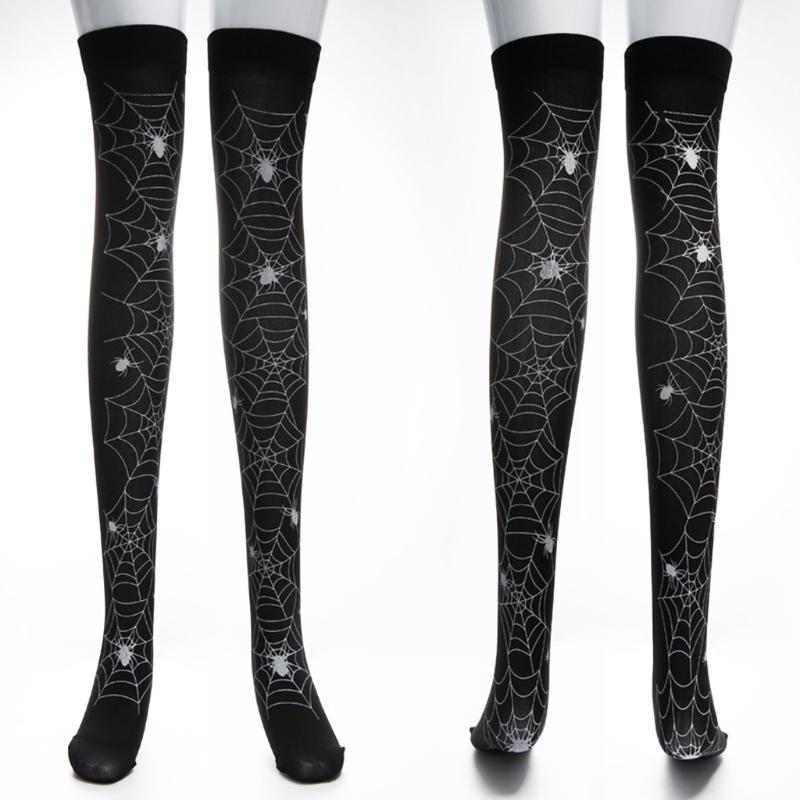 Halloween Long Knee High Socks Costume Masquerade Carnival Cosplay Soft
