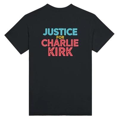 Justice for Charlie Kirk T-Shirt Tops Tees Men's Women's, A True Patriot, Pray for Charlie Kirk Shirt #2