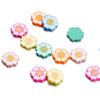 5Pcs/Lot 23*24.6mm Acrylic Daisy Shape Loose Spacer Beads for DIY Jewelry Making Necklace Bracelet Findings Accessories