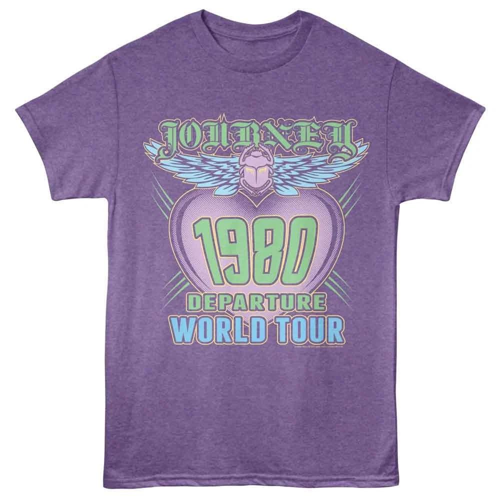 Journey - Departure World Tour - American Classics - Purple Front Print Heather 150