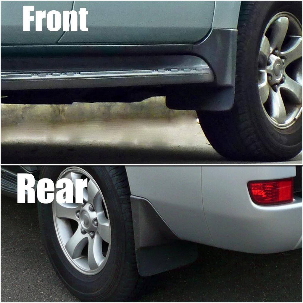 Auto-Schmutzfänger vorn/hinten, Kotflügel, Spritzschutz, Klappe für Kotflügel-Schmutzfänger für Toyota Land Cruiser Prado FJ120 2003-2009