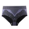 Women's High Waist Seamless Control Panties Body Shaper Underwear Soft Breathable Briefs Plus Size