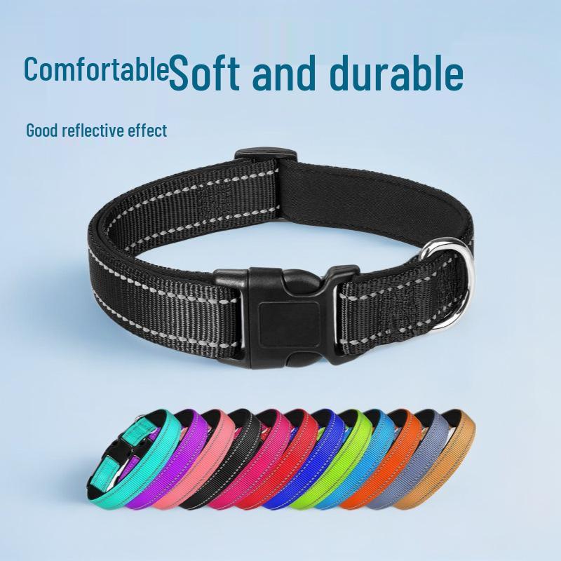 Reflective Dog Collar for Small and Medium-Sized Dogs