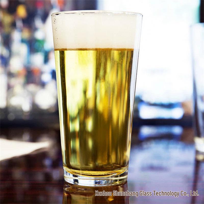 16oz Transparent Craft Beer Pint Glass with Logo - 480ml Gift Item