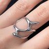 Gold Silver Color Trend Vintage Elegant Ring For Women Party Jewelry