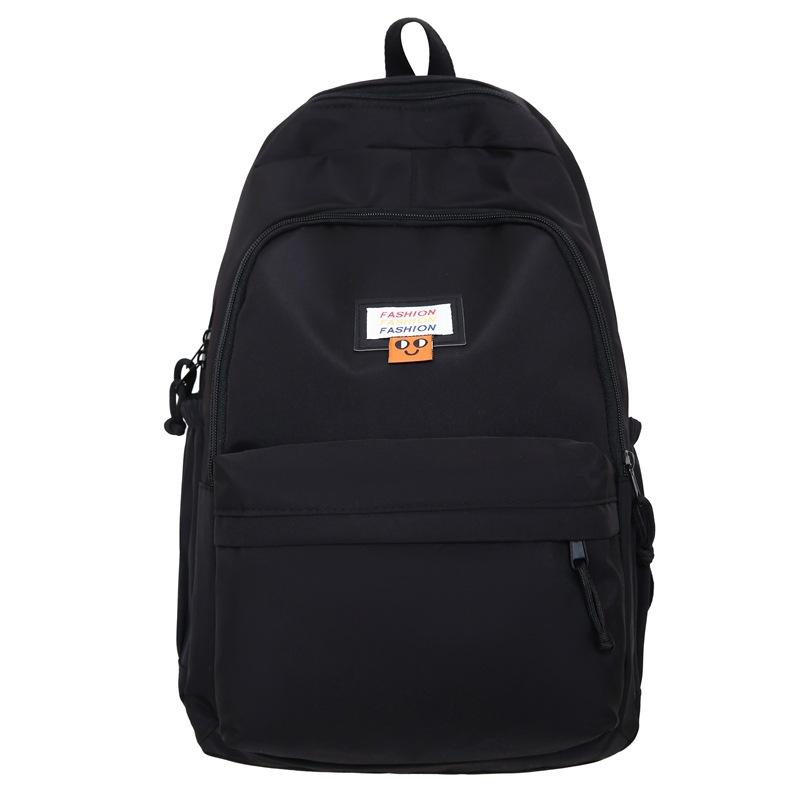 Soft waxy milk yellow backpack female simple versatile ins large capacity high school student junior high school student schoolbag backpack