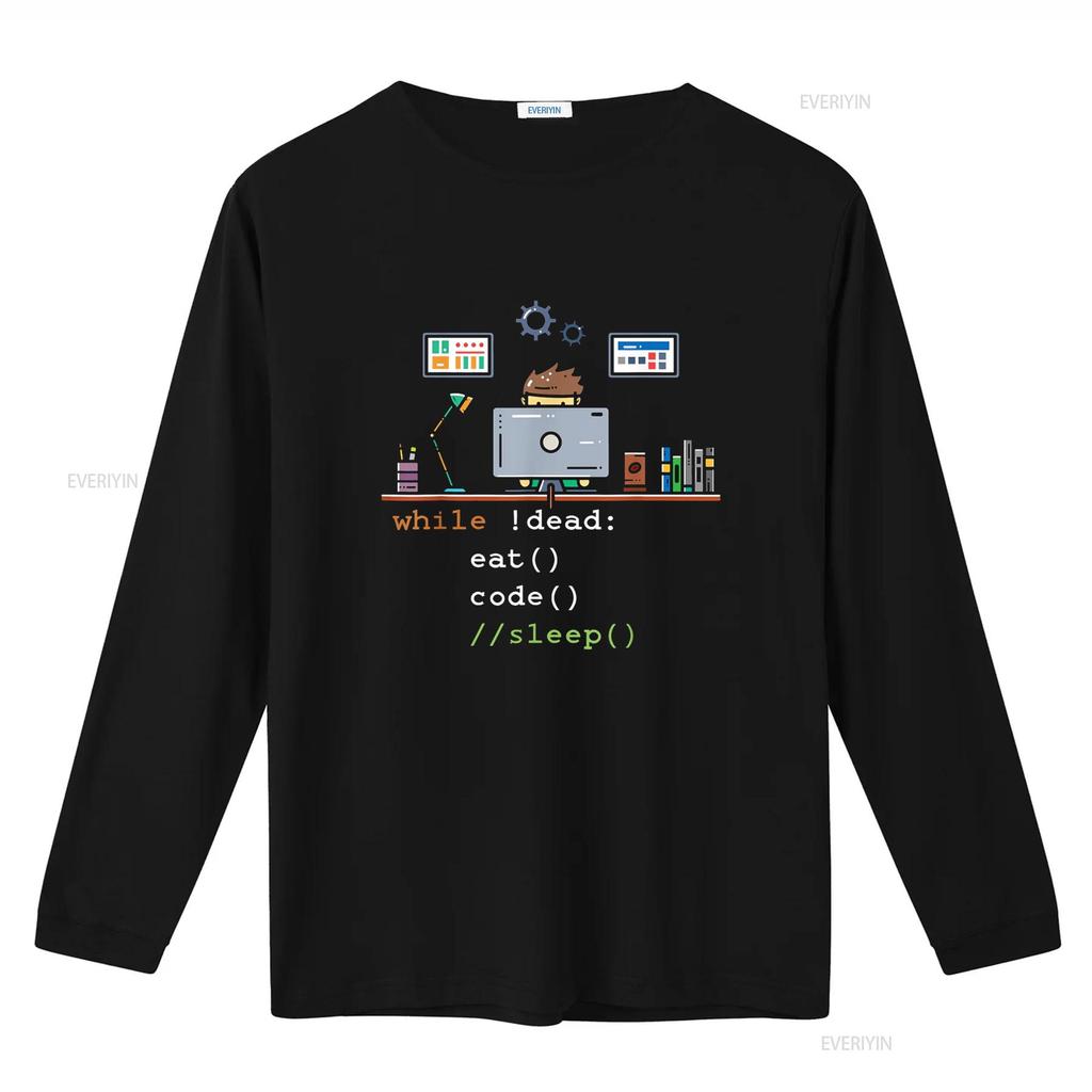 Computer Science Python Programmer Eat Code Sleep T Shirt vintage Washed Stylish graphic homme Comfortable Breathable Versatile