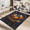 1PC Fox Night Extra Large Non-Slip Floor carpet, Office, family, bedroom, Studio - Large Area Rug,Longlasting Material-K0416