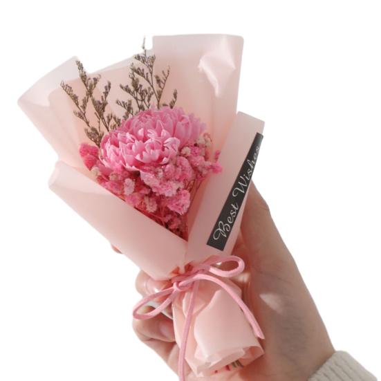 Mini künstliches Seifenblumen-Bouquet Falsche Nelken/Sonnenblumen Gänseblümchen Blumenarrangement Valentinstagsgeschenke für Frauen Beste Freundin Freundin