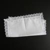 3Pcs 25x25cm 100% Cotton Women Lady Handkerchiefs White Color Embroidered Hankies Square Scarf DIY Painting