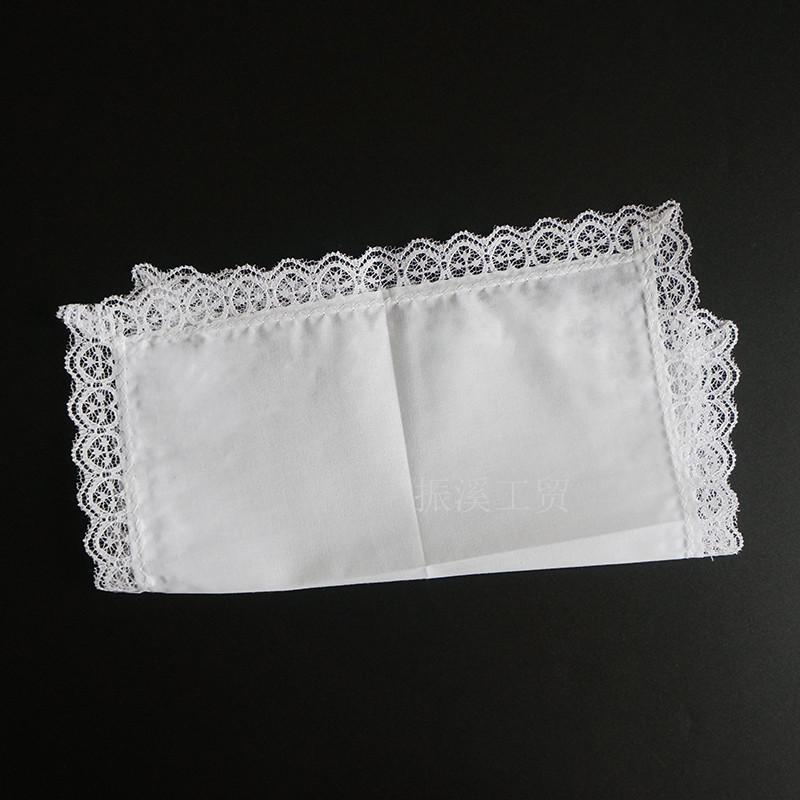 3Pcs 25x25cm 100% Cotton Women Lady Handkerchiefs White Color Embroidered Hankies Square Scarf DIY Painting