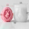 Easter Egg Silicone Mold Reusable Easy Release Easter Bunny Egg Candle Molds for Wax Plaster Soap Arts & Crafts Home Decor Party