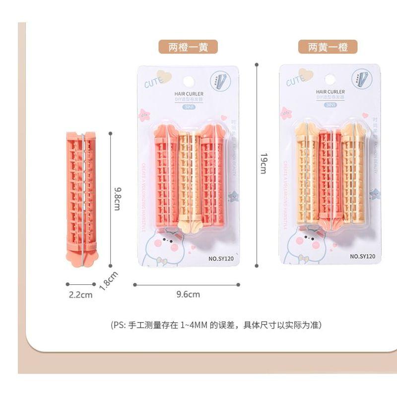 YOUSHA - Set of 3: Plastic Hair Roller