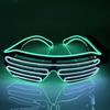 Online celebrity Bai Hui Jiang sells light-colored glasses,cold-colored glasses,the same model LED sunglasses,flashing dual-color single-color glasses
