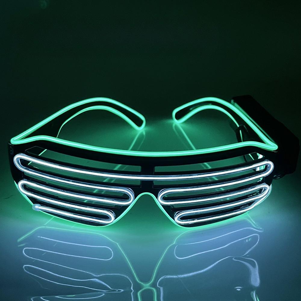Online celebrity Bai Hui Jiang sells light-colored glasses,cold-colored glasses,the same model LED sunglasses,flashing dual-color single-color glasses