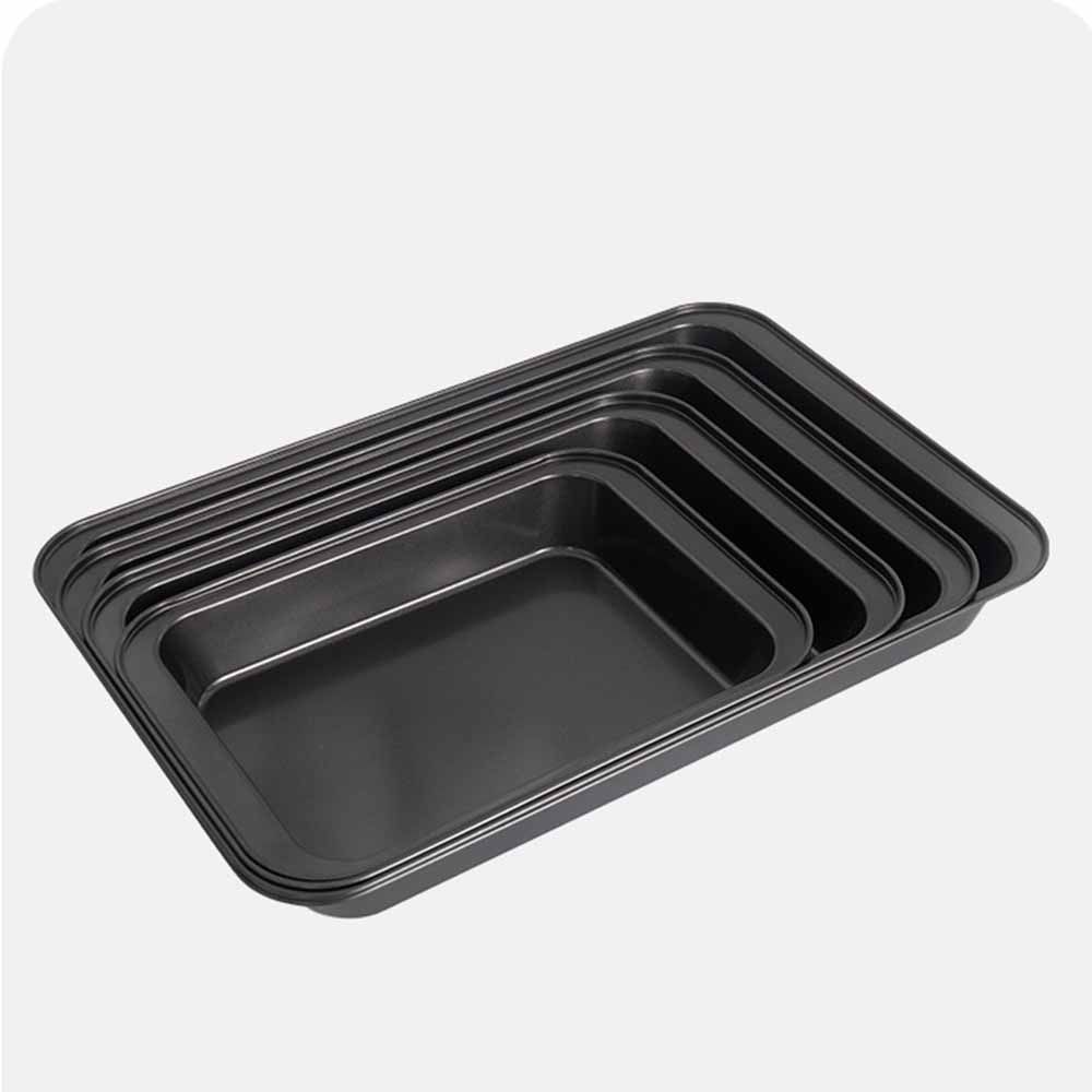 31/37/42/47cm Rectangular Baking Pan Non-Stick Cookie Sheet Easy Clean Baking Tray  Kitchen Use
