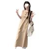 Ärmelloses lässiges lockeres Kleid Sommer neue Damenbekleidung Temperament dünn Angeln Date-Kleid Strandurlaub