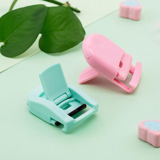 Mini Plastic Eyelash Curler Portable Travel Lashes Curling Tools Natural Long Lasting Women Eye Lash Curler Tools