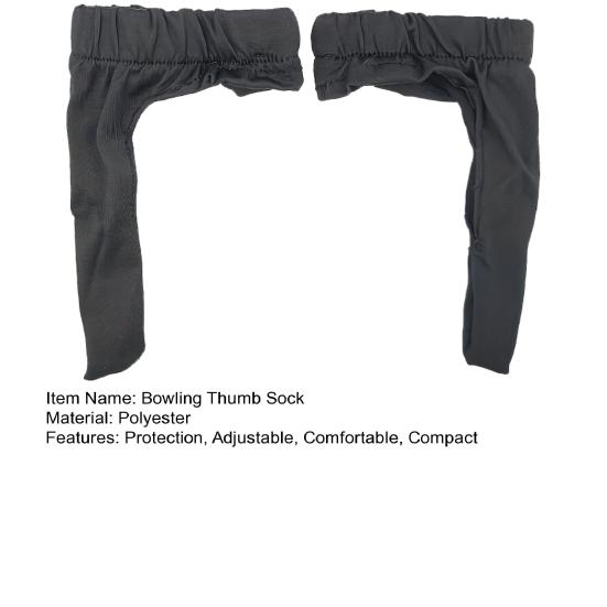 Bowlingový chránič palce pro dospělé pravá levá ruka úchop palce stabilizátor nastavitelná bowlingová ponožka na palec elastická bowlingová rukavice pro bowlingovou kouli