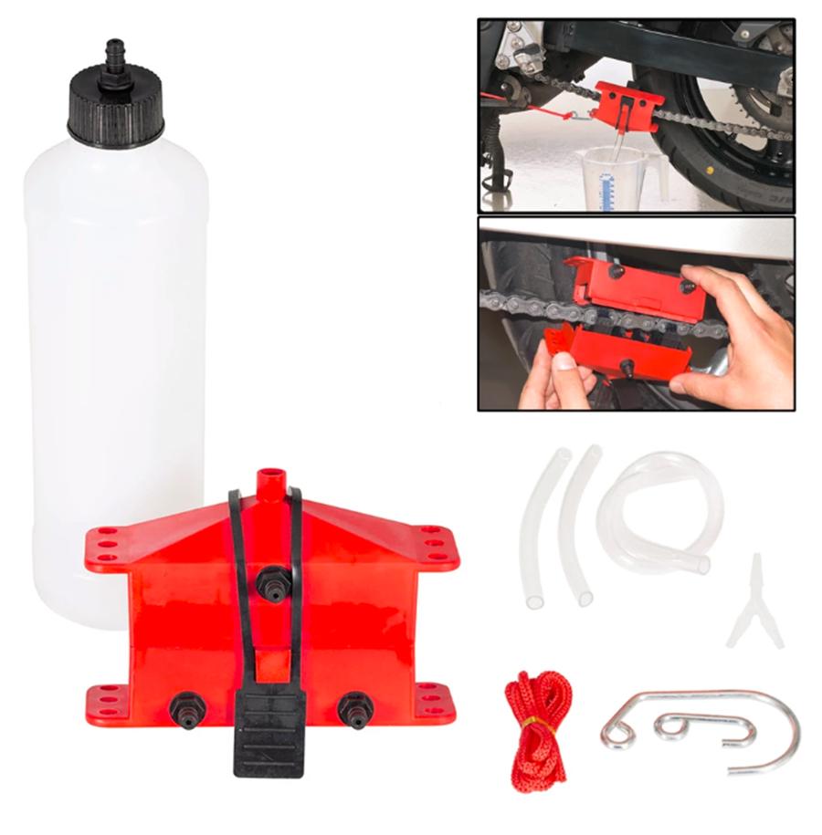

Universal Motorcycle Pit Dirt Bike Chain Cleaning and Lubricating Tool Kit Cleaner