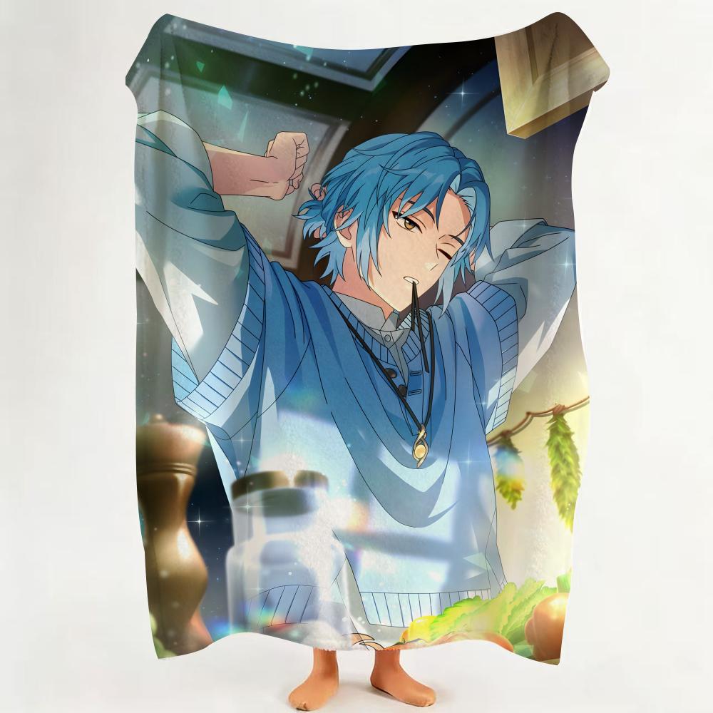 Novel W Wizard's P Promise Flannel Blanket Suitable for Sofa Living Room Bedroom