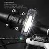 Keychain Mini Led Flashlight 5/modes Bicycle Lamp Bike Light Usb Recharge 5v Dc Versatile Clip Taillights Portable Pocket Safety