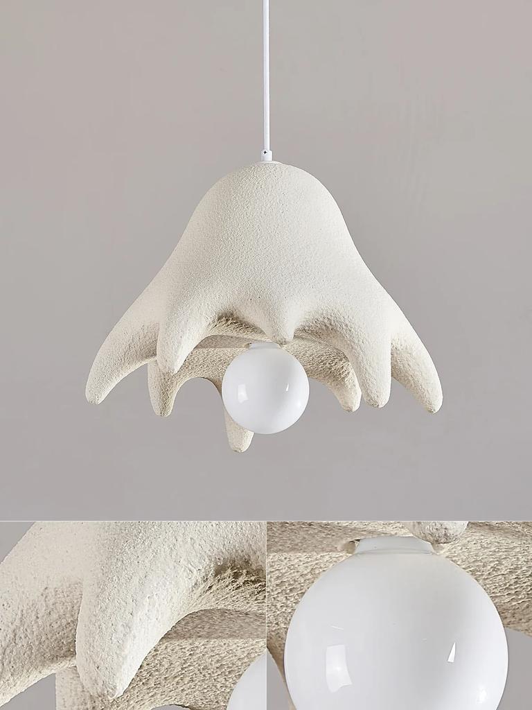 Nordic Creativity Cream Style Led Pendant Lights Restaurant Bar Bedroom Bedside Lamp DiningRoom Loft Stairs Chandelier