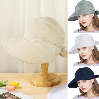 2021 Visière Anti-UV Casquette d'extérieur Chapeau de Plage Chapeau de Soleil à Large Bord