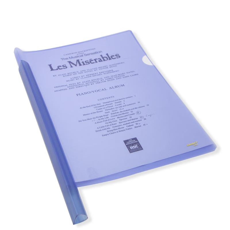 Jindeli A4 Frosted PP Pull Rod Report Folder