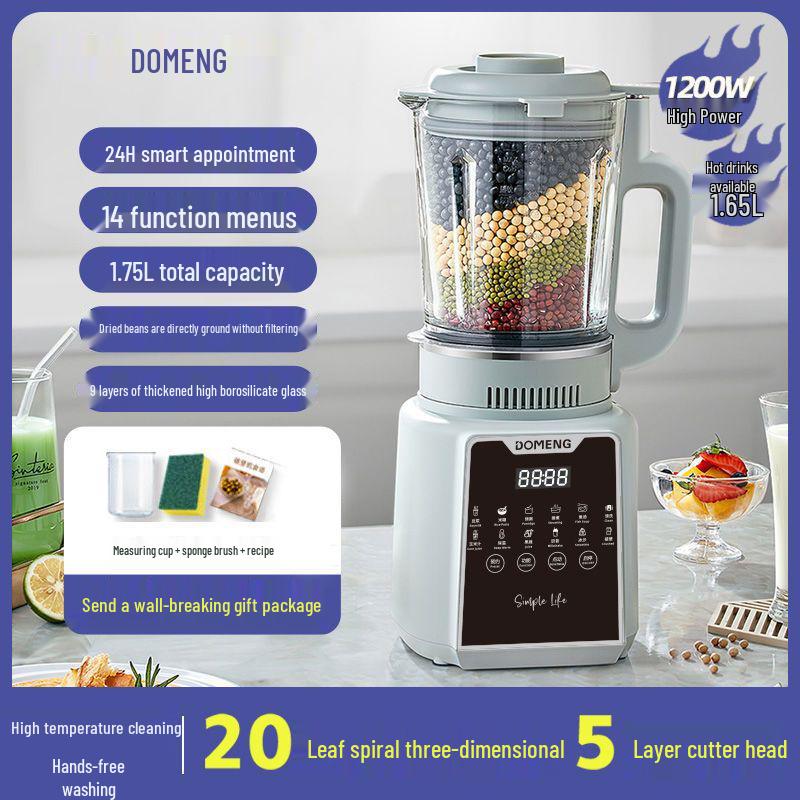 

Многофункциональная соковыжималка Duomeng с функцией интеллектуального нагрева и соевого молока Titanium Gray